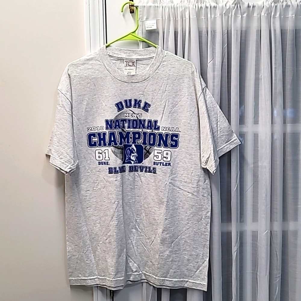 Unisex Duke championship t-shirt.